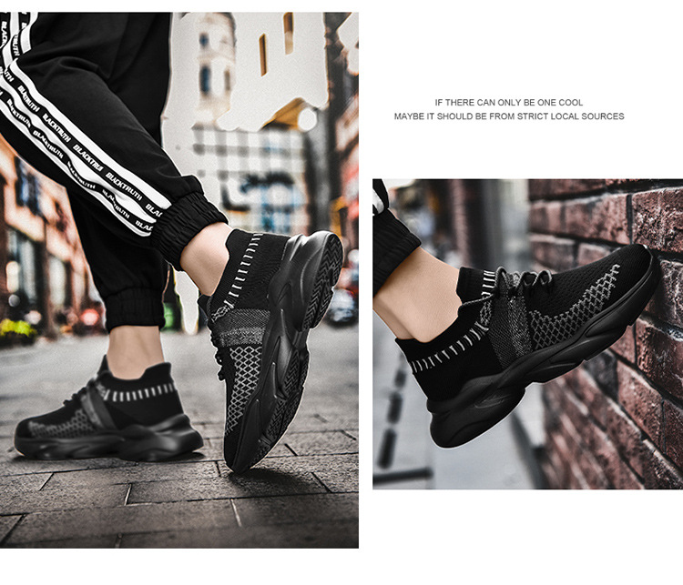 Scarpe da corsa da uomo leggere e traspiranti in mesh detail 1
