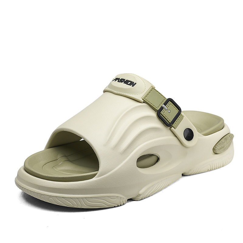 Chaussons légers en EVA pour hommes à bout ouvert et amorti 6