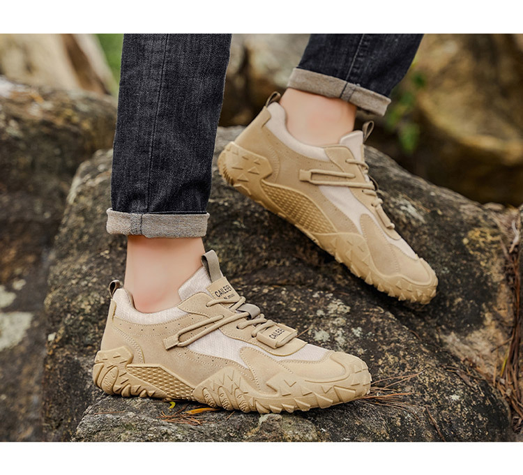 Men's Breathable Non-Slip Lace-Up Athletic Shoes detail 4