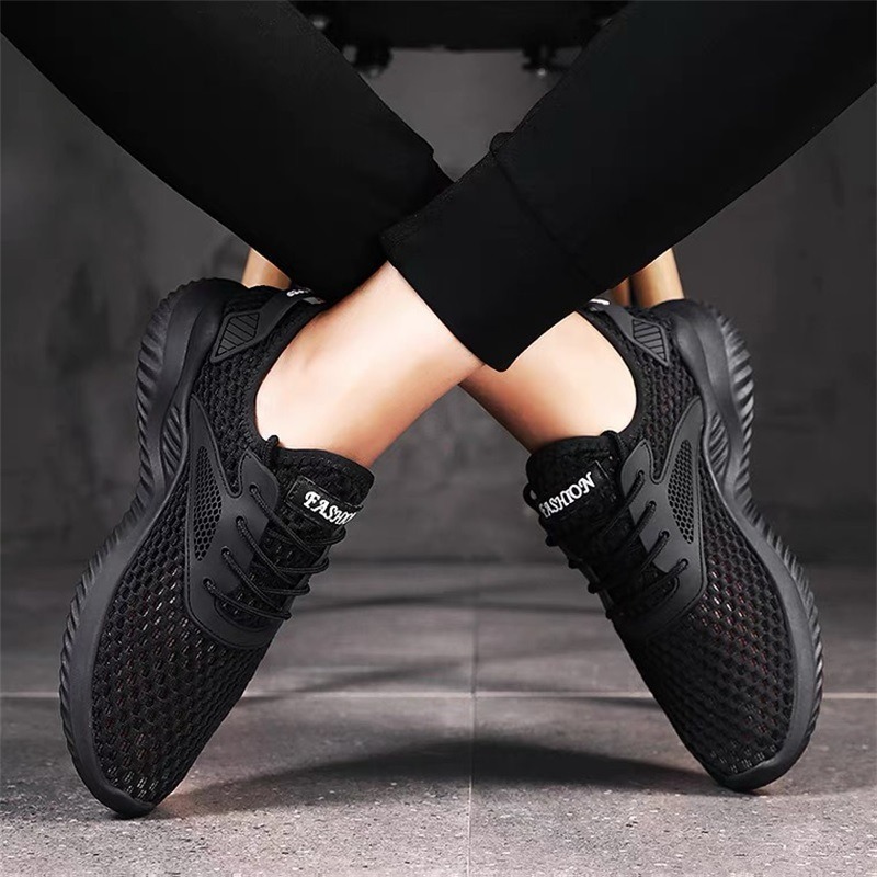 Atmungsaktive, leichte Herren-Sneaker mit Schnürung detail 3