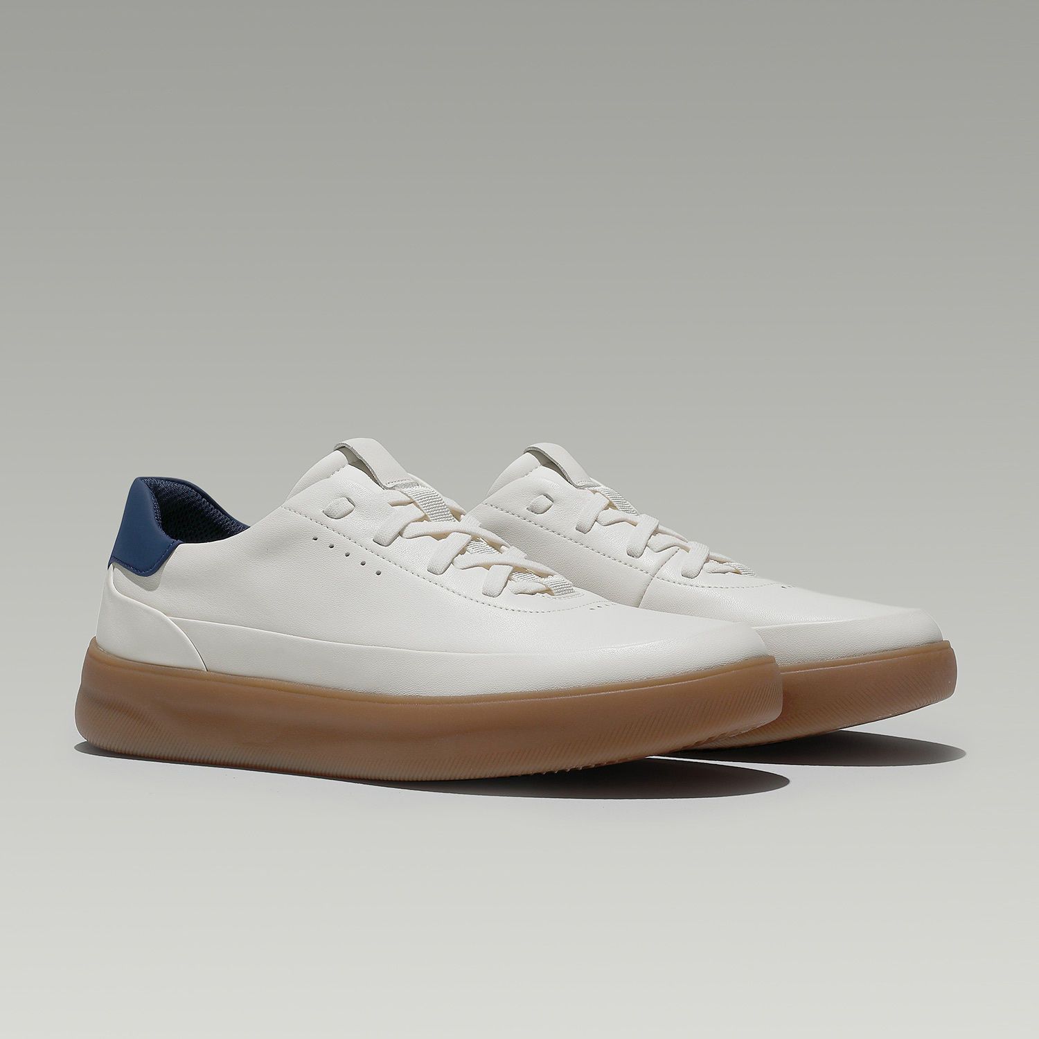Unisex Minimalistische Freizeitschuhe aus PU-Leder mit Schnürung