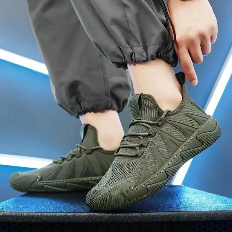 Men's Breathable Lightweight Lace-Up Casual Shoes 2