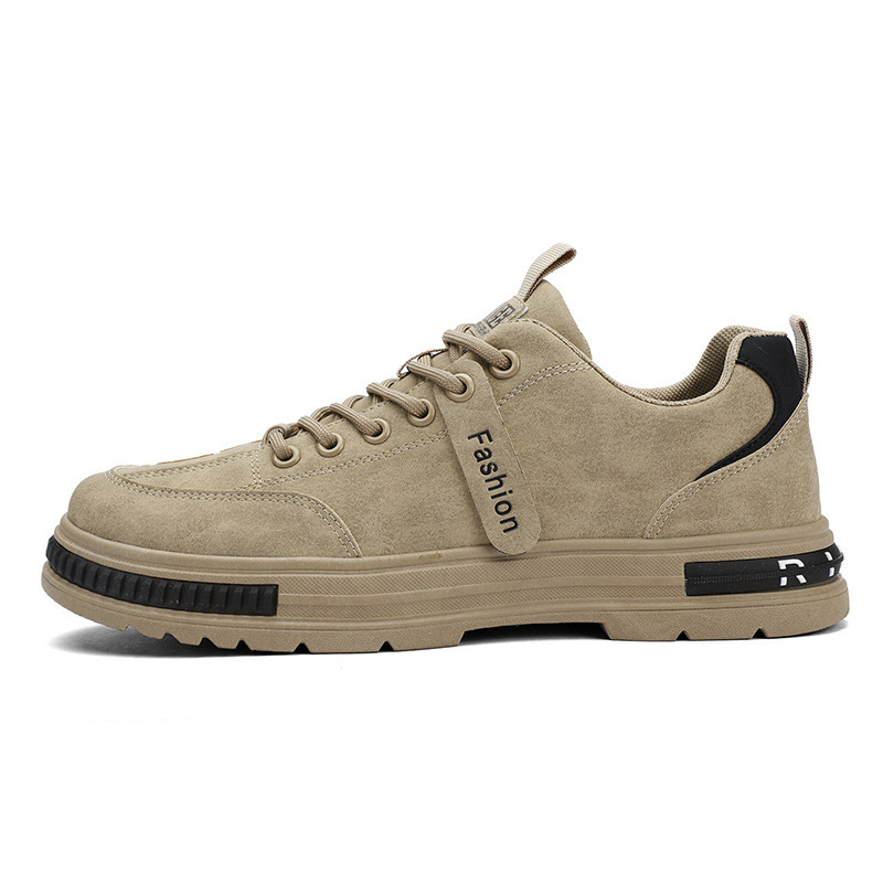 Rauleder-Schnürer für Herren rutschfeste Freizeitschuhe 6