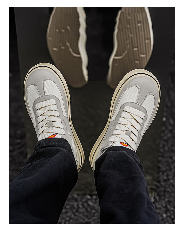 Herren Freizeitschuhe mit Schnürung, Colorblocking & Plateau detail 13