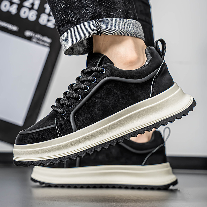 Men's Platform Lace-Up Casual Shoes detail 18