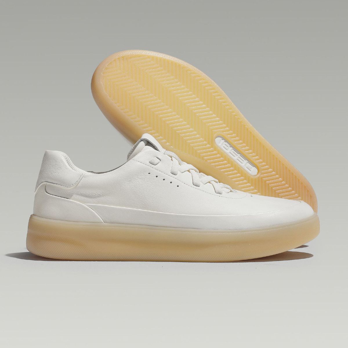Unisex Minimalistische Freizeitschuhe aus PU-Leder mit Schnürung detail 1