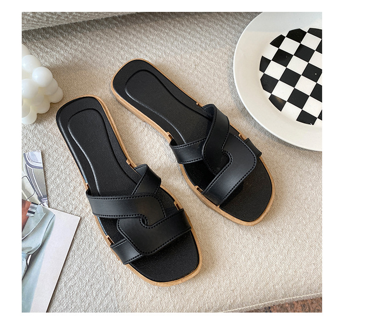 Leichte flache Pantoletten für Damen – Bequeme Sandalen detail 7