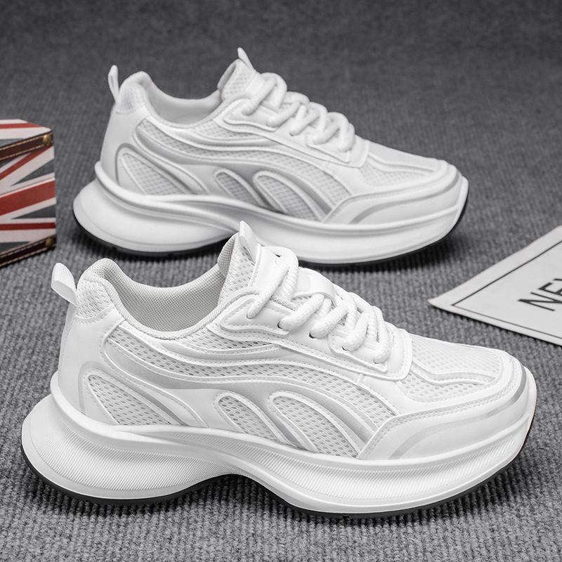Sneakers da uomo con plateau, traspiranti e ammortizzate 3