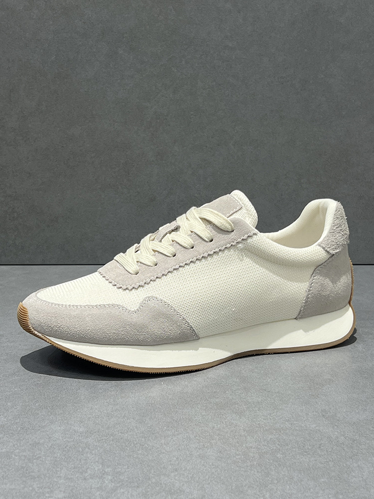Atmungsaktive Unisex-Sneaker aus Wildleder mit Schnürung detail 2