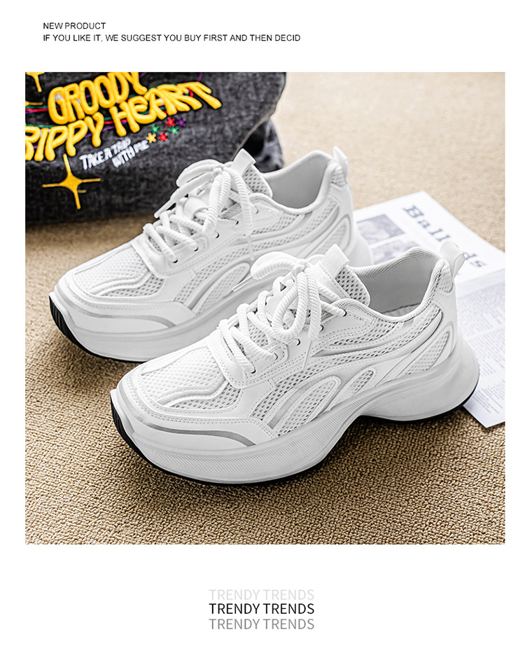 Sneakers da uomo con plateau, traspiranti e ammortizzate detail 5