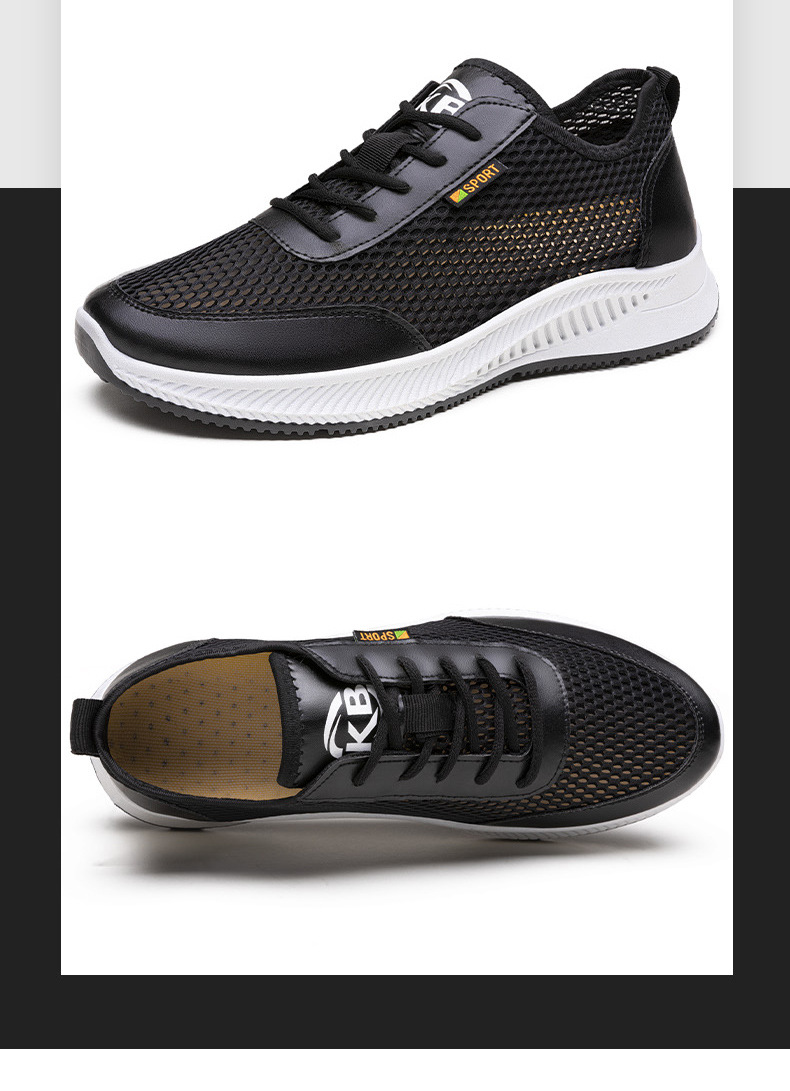 Atmungsaktive & leichte Freizeitschuhe für Herren aus Mesh detail 14