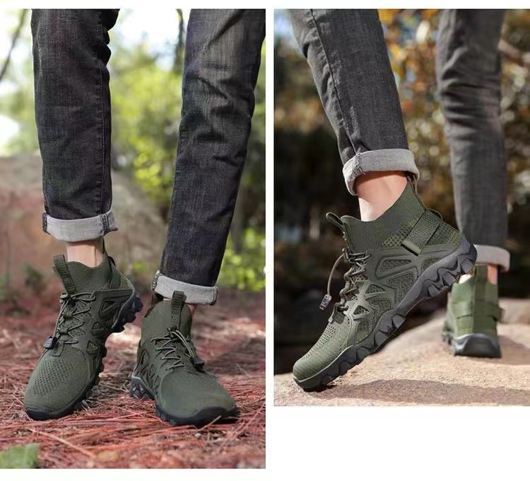 Scarpe sportive da uomo in mesh traspirante leggere con lacci detail 11