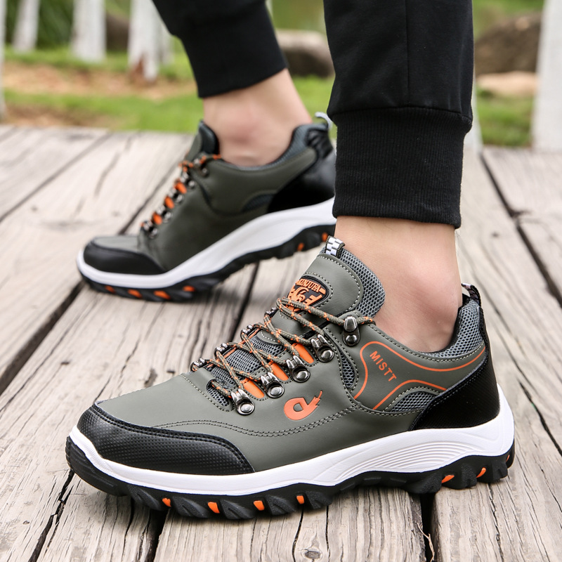 Scarpe sportive da uomo antiscivolo e traspiranti con lacci 3