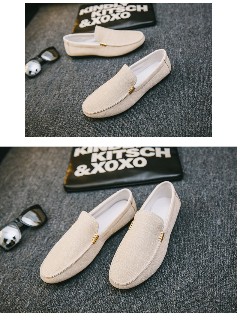 Men's Lightweight Canvas Slip-On Casual Shoes detail 12