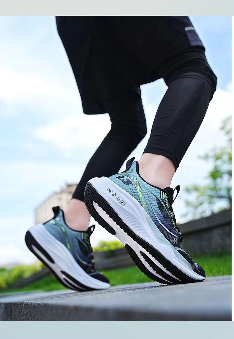 Men's Breathable Cushioned Mesh Running Shoes detail 6