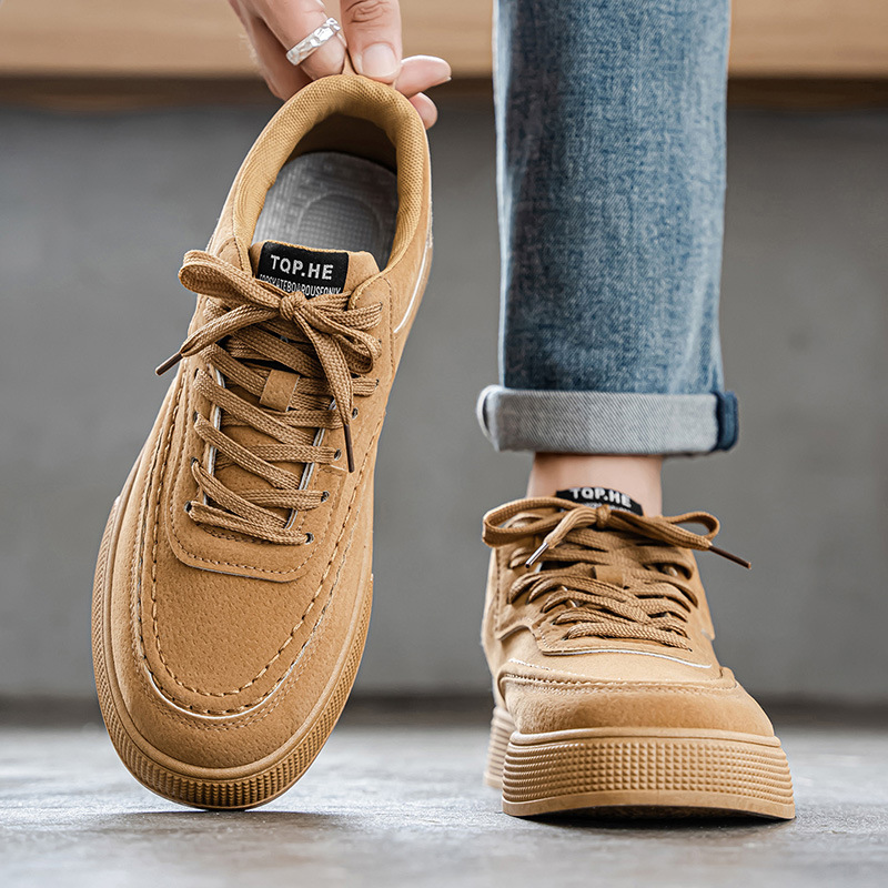 Chaussures de skate à lacets résistantes à l'usure pour hommes 5