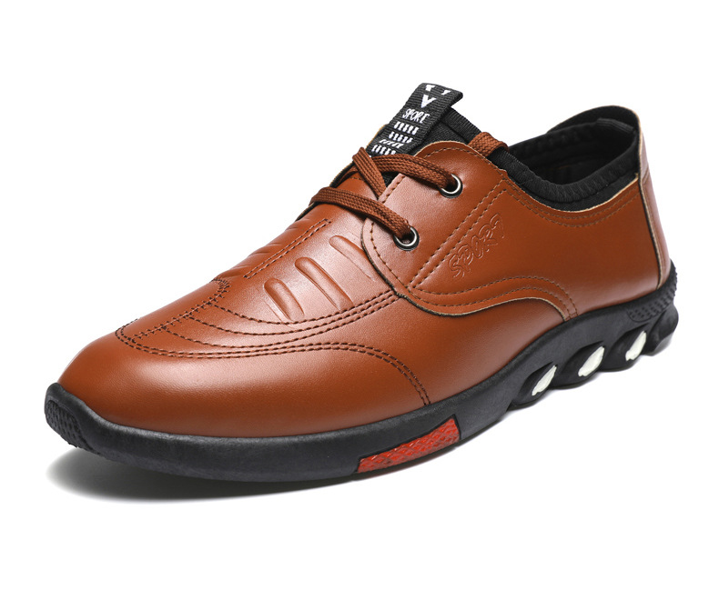 Lichtgewicht casual schoenen voor heren van PU-leer detail 10