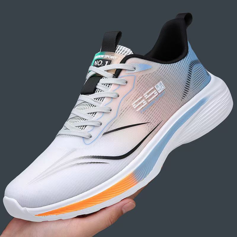 Ademende, lichte hardloopschoenen met demping voor heren 4