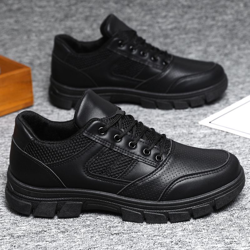 Scarpe casual da uomo traspiranti stringate con suola antiscivolo 4