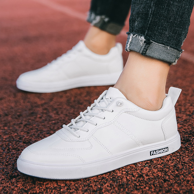 Men's Lightweight PU Leather Lace-Up Casual Shoes 3