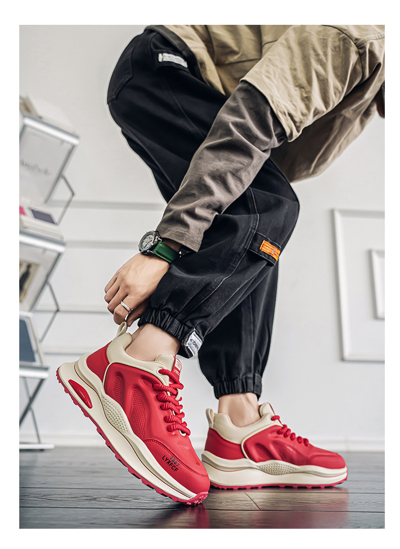 Chaussures casual à plateforme et blocs de couleurs pour homme detail 15