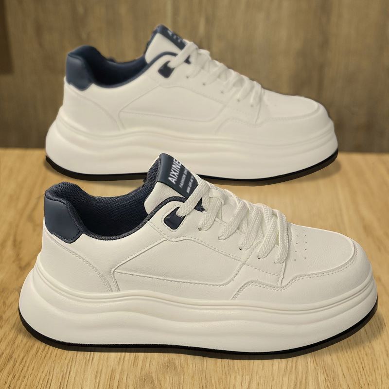 Scarpe casual da uomo con plateau, ammortizzate e stringate 2