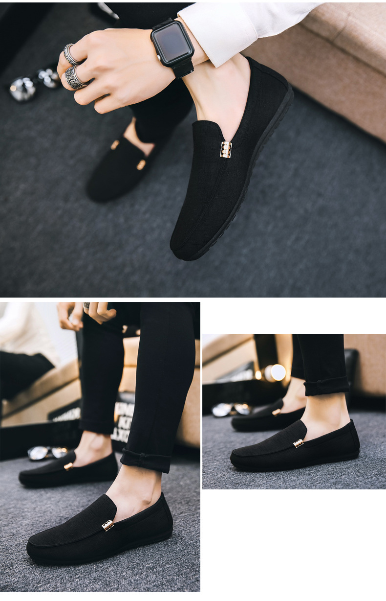 Men's Lightweight Canvas Slip-On Casual Shoes detail 5