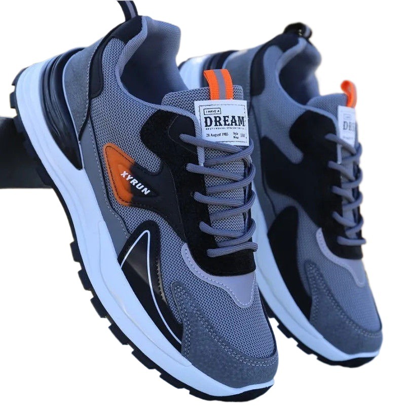 Scarpe da corsa da uomo traspiranti in mesh con lacci 6
