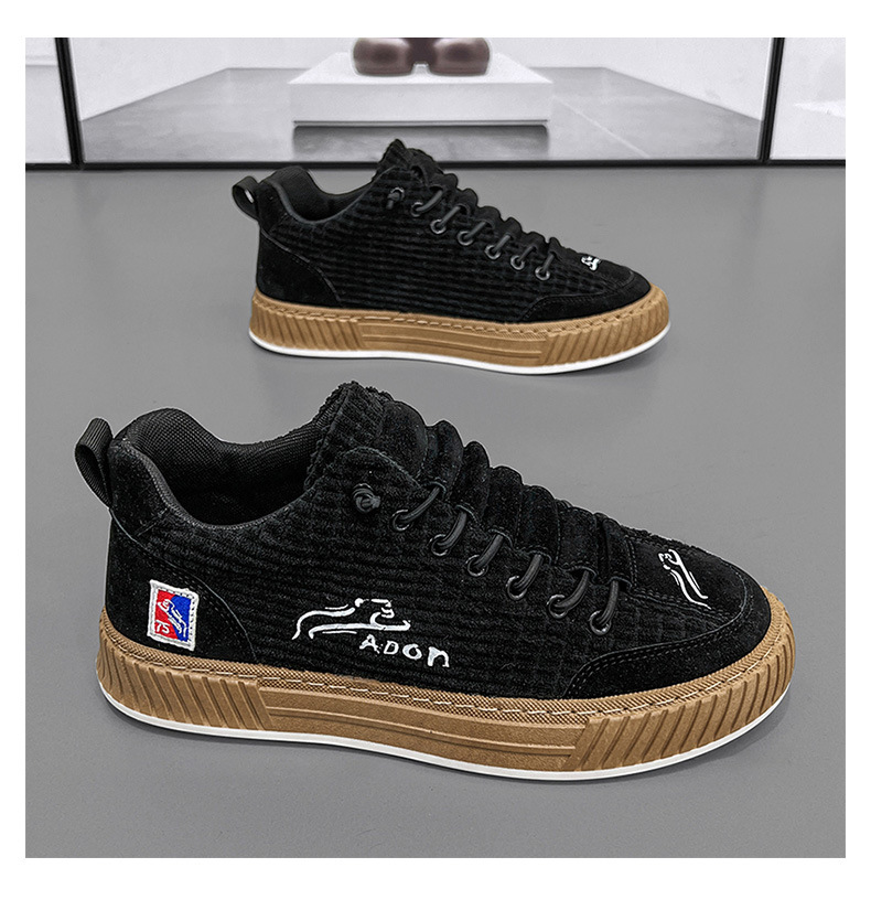 Men's Vintage Lace-Up Non-Slip Casual Shoes detail 16
