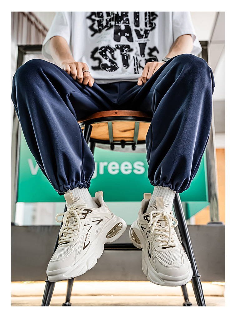 Atmungsaktive Plateau-Sneaker für Herren mit Dämpfung detail 9