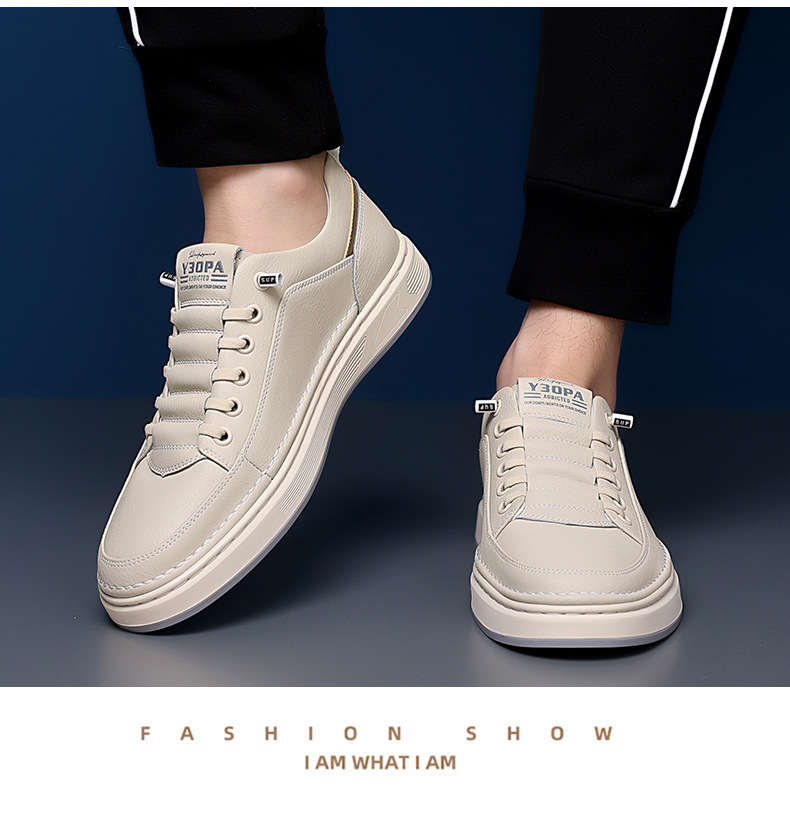 Rutschfeste Low-Top Freizeitschuhe für Herren mit Schnürung detail 2