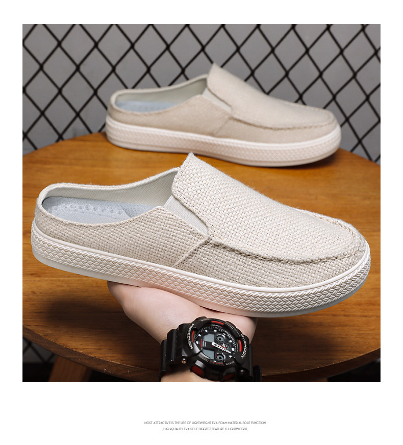 Chaussons sans gêne en mesh respirant pour homme detail 7