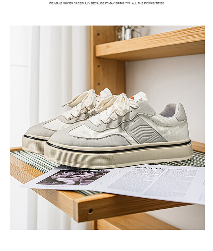 Herren Freizeitschuhe mit Schnürung, Colorblocking & Plateau detail 12