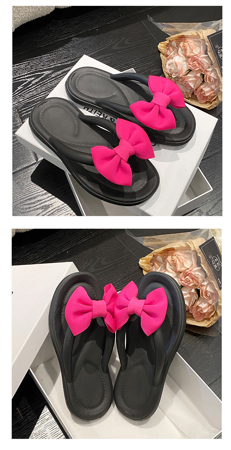 Women's Lightweight Soft-Sole EVA Bow Flip-Flops detail 10