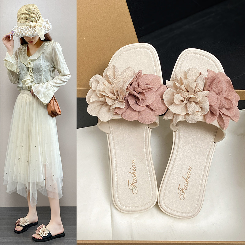Women's Floral Lightweight Slip-On Flat Slippers detail 6