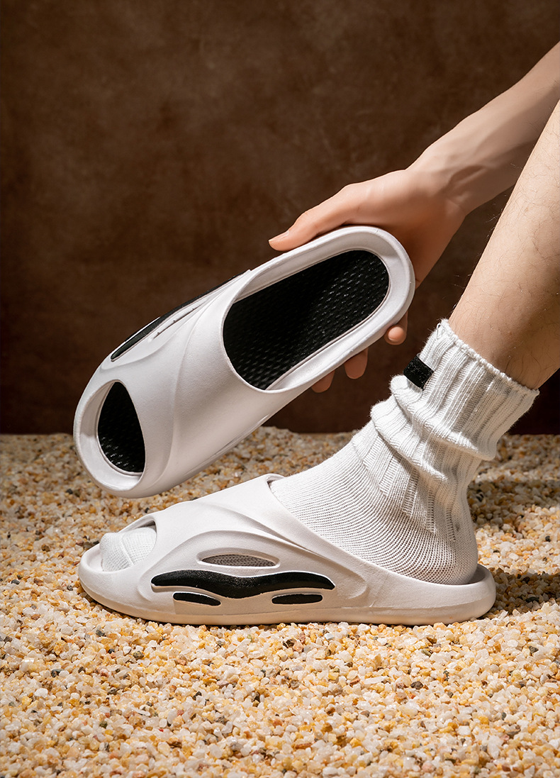 Chaussons unisexes légers et respirants à bout ouvert detail 5
