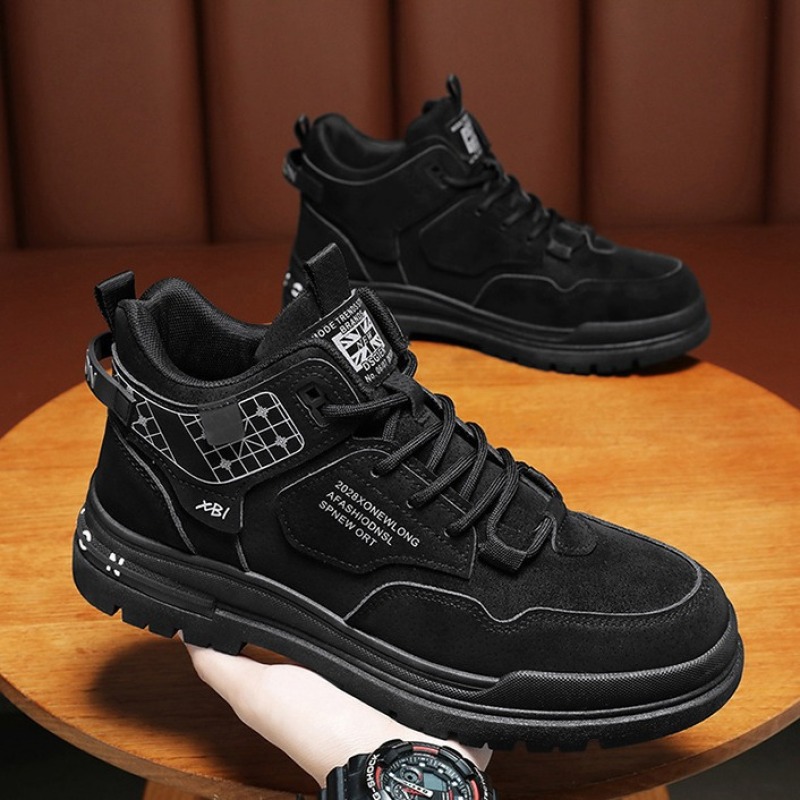 Rutschfeste Schnür-Freizeitschuhe für Herren im Street-Style 5