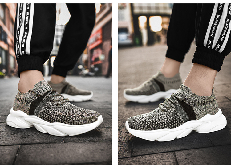 Scarpe da corsa da uomo leggere e traspiranti in mesh detail 4