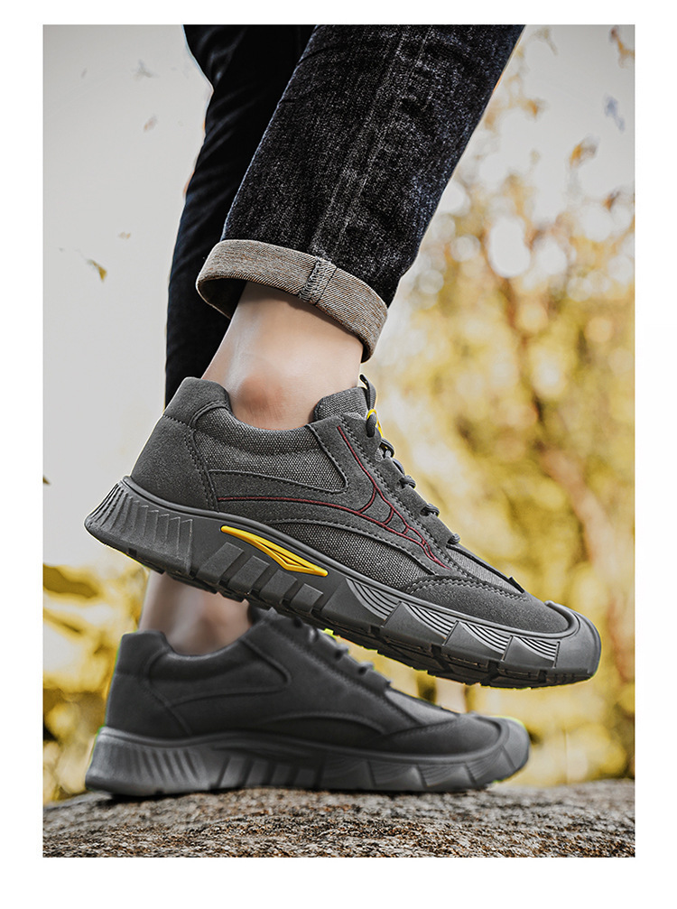Atmungsaktive Freizeitschuhe für Herren mit Schnürung und Rutschhemmung detail 4