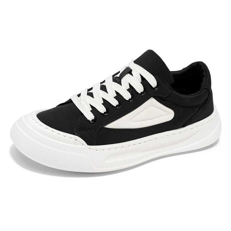Chaussures casual pour homme en toile à plateforme et blocs de couleur 6