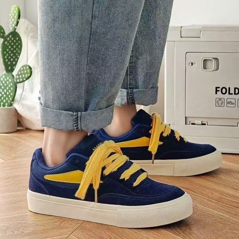 Unisex Skateschuhe aus atmungsaktivem Wildleder im Colour-Blocking-Design 4