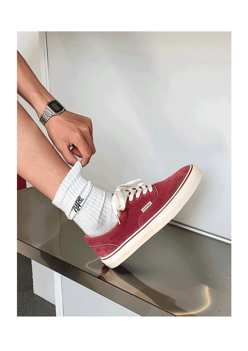 Gedämpfte und strapazierfähige Herren-Skateschuhe mit Schnürung detail 4