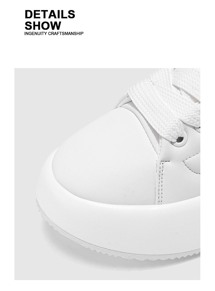 Chaussures casual unisexes à plateforme et lacets style chunky detail 2