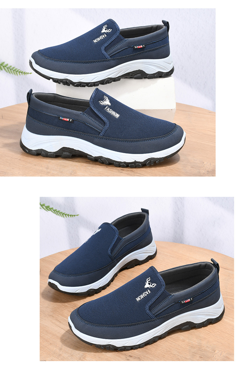 Atmungsaktive Mesh-Slip-On-Freizeitschuhe für Herren detail 3