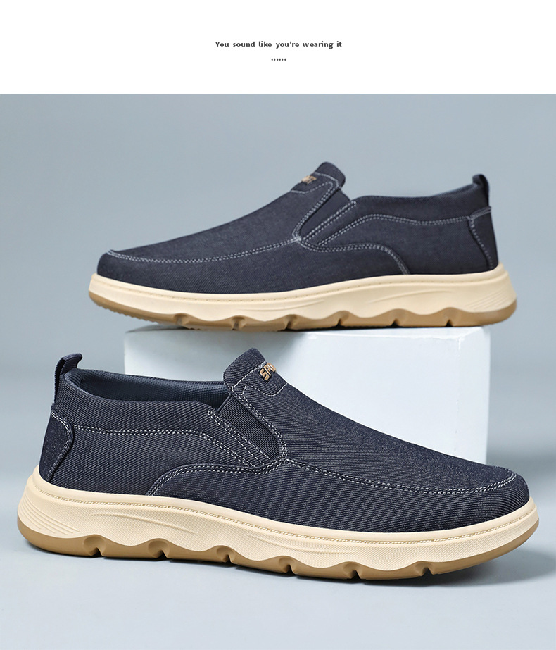 Scarpe casual slip-on traspiranti e leggere da uomo detail 12