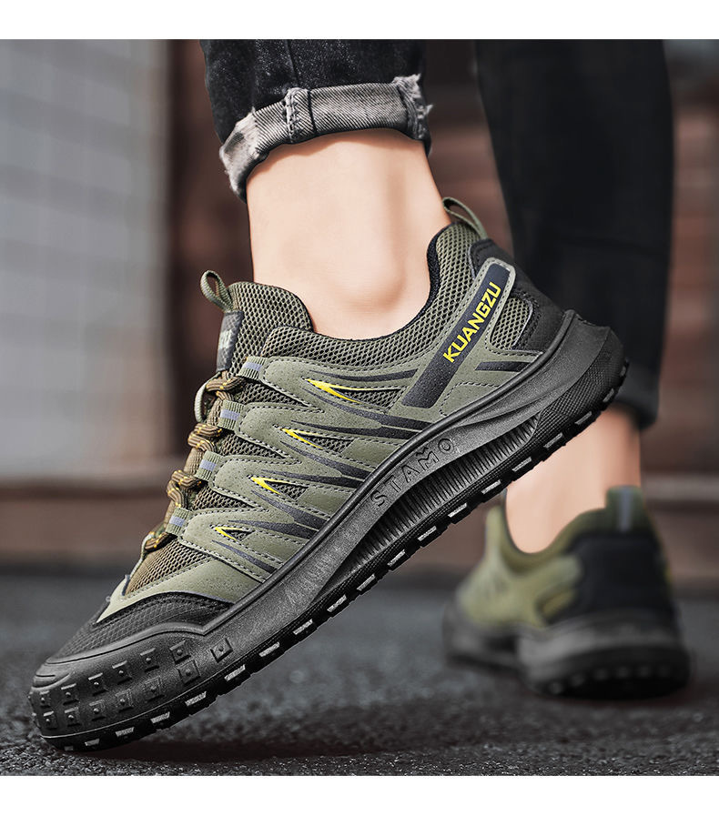 Men's Breathable Mesh Cushioned Athletic Shoes detail 4