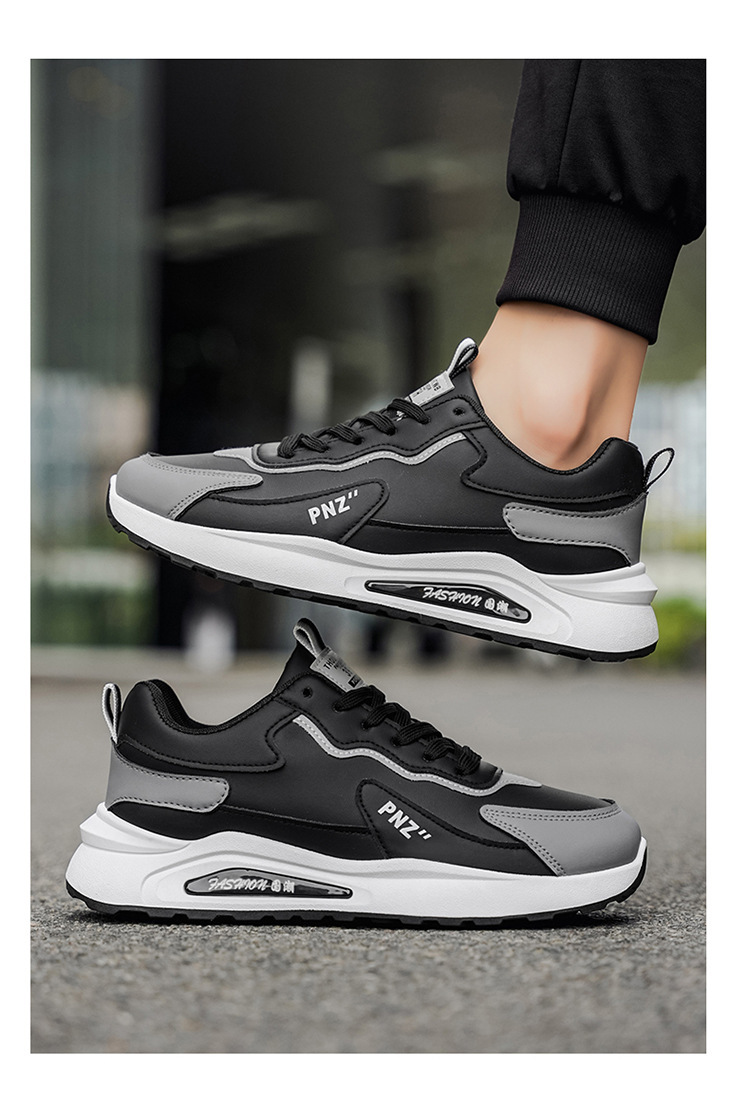 Freizeitschuhe für Herren mit Colorblocking & gepolsterter Plateausohle detail 8