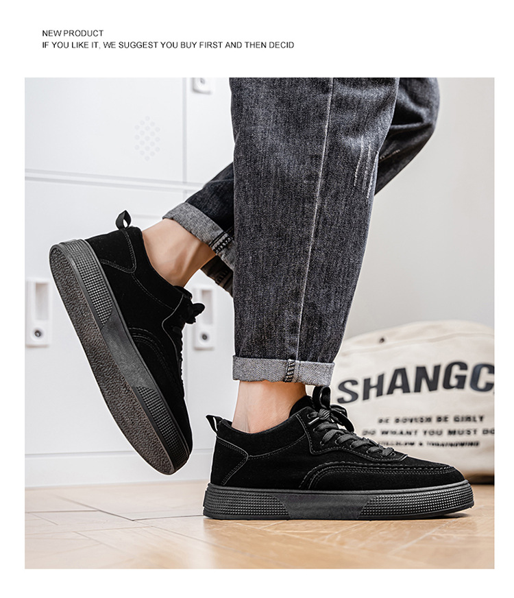 Chaussures de skate à lacets résistantes à l'usure pour hommes detail 7