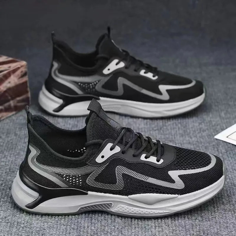 Leichte, atmungsaktive Mesh-Laufschuhe für Herren 4