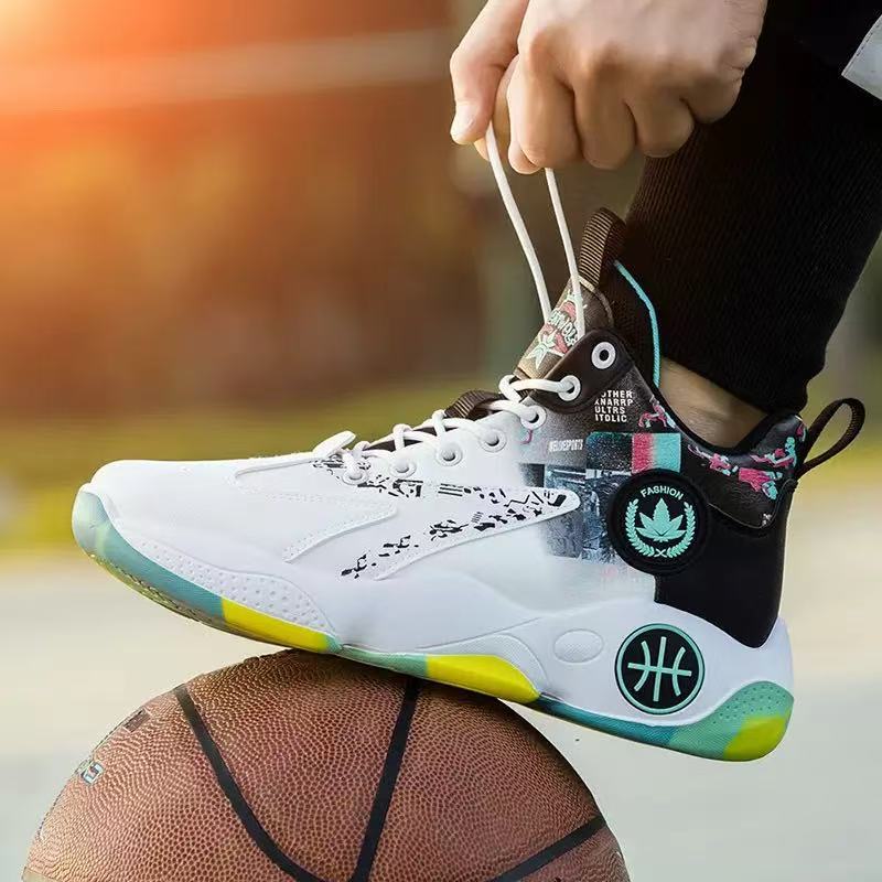 Gedempte antislip heren sportschoenen met vetersluiting 5